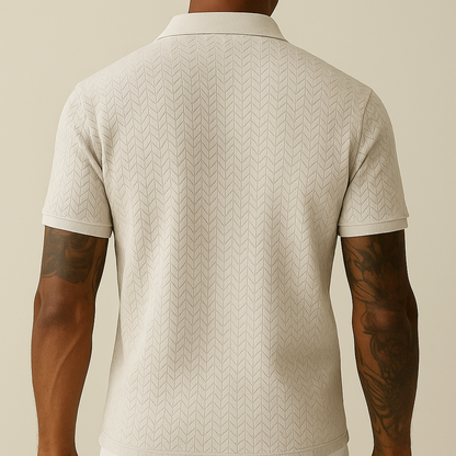 Men's Polo Shirt Modern Lapel Collar