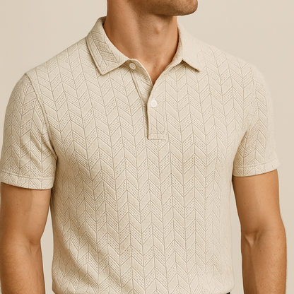Men's Polo Shirt Modern Lapel Collar