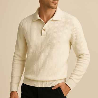 White Structured Regular Fit Shirt