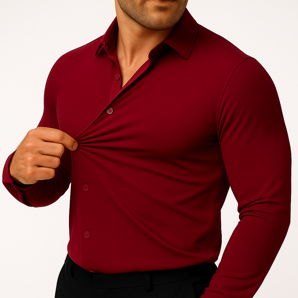 Camisa de Vestir Rachicaco&Co Elástica