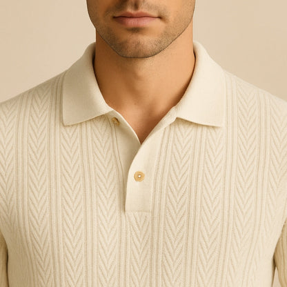 White Structured Regular Fit Shirt